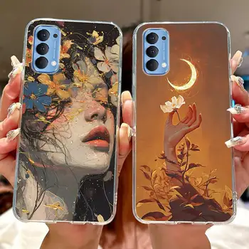 Módní malované pouzdro pro OPPO Reno4 CPH2113 / Reno4 Pro CPH2109 Měkké silikonové TPU pouzdro na telefon pro Oppo Reno 4 4Pro 4G nárazníky 8 nejlepší prodej roztomilý kryt na telefon OPPO - №4