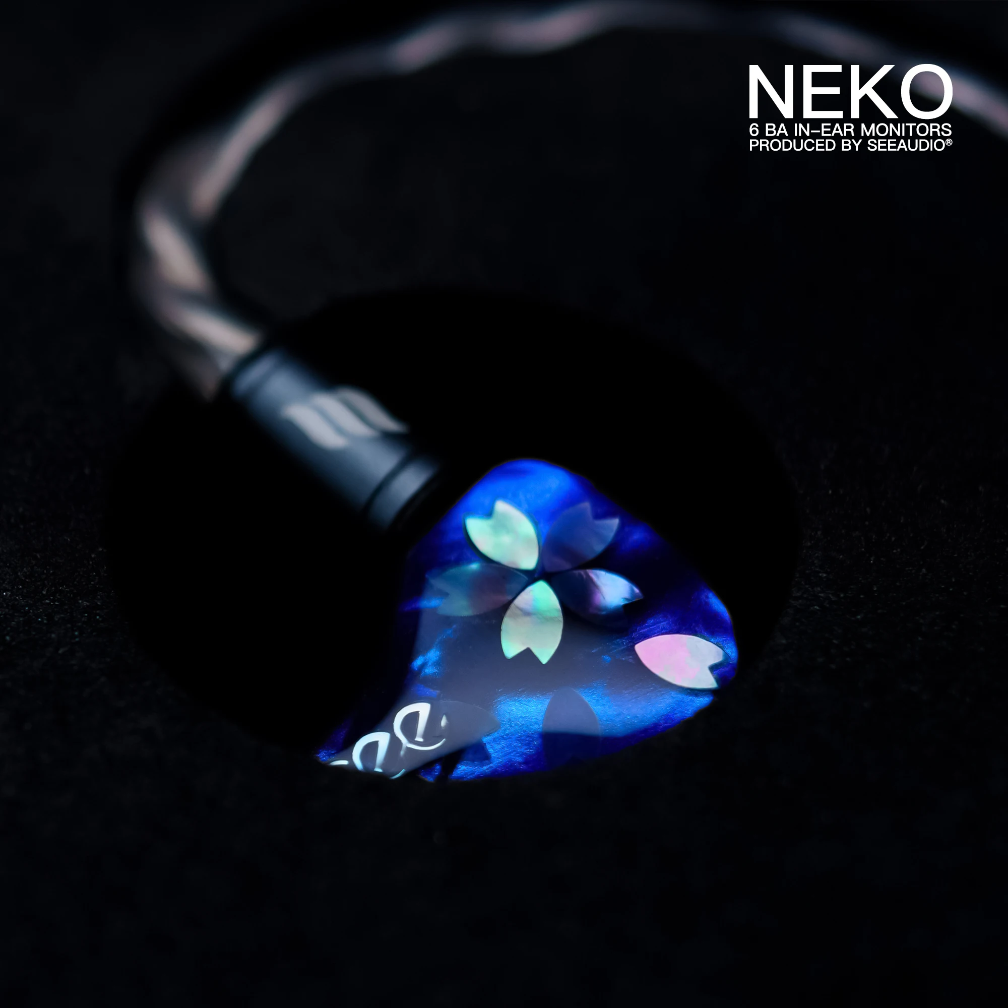 

SEEAUDIO NEKO Six Unit Dynamic Iron Flagship HIFI In Ear Earphones with Pearl Process