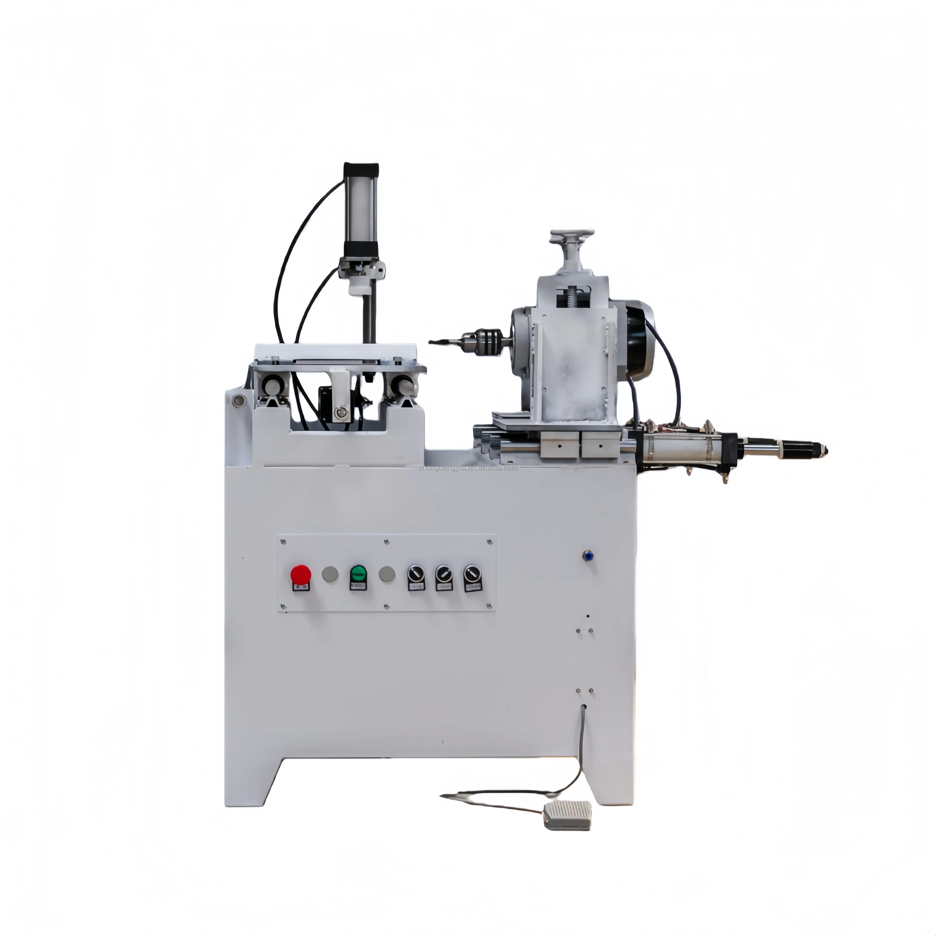 

Semi-automatic Solid Wood Hole-Drilling Thread-Turning Machine for Tables Chairs Customizable Woodwork Machinery 1-Year Warranty