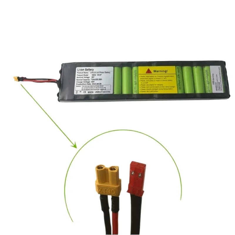 36V 7800mAh Li-ion Rechargeable Battery SM and XT30 Connectors Built-in BMS Protection For XiaoMi M365 Electric Scooter Batterie