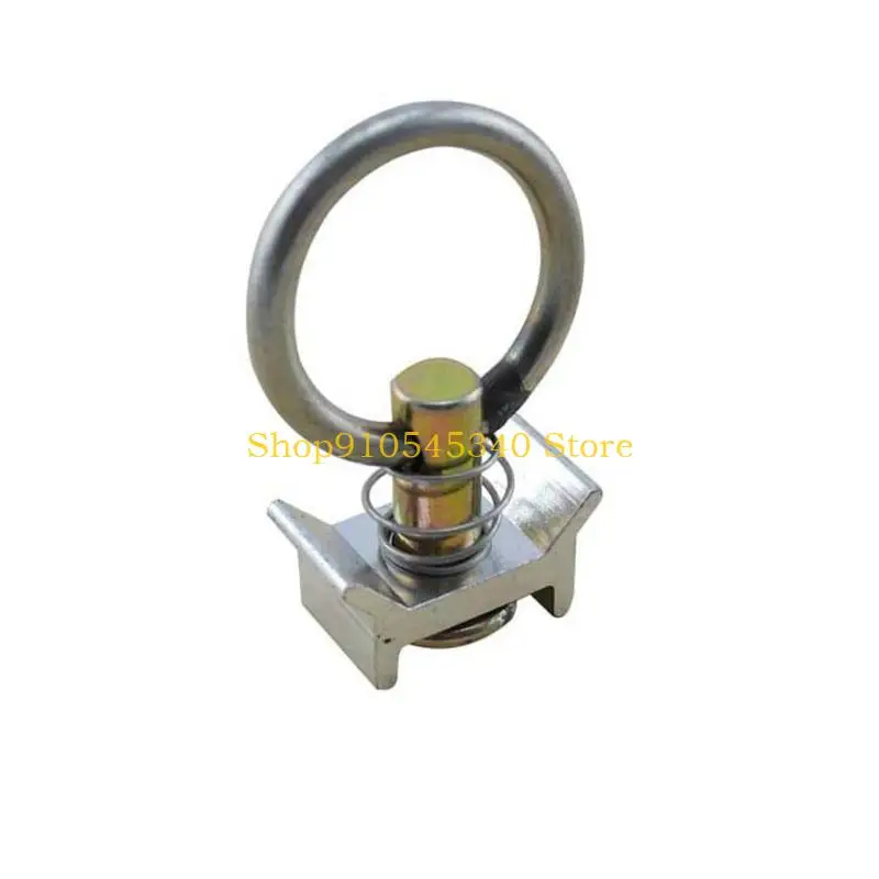 U2JA Trailer Cargo Control L-Track Tie-Down Accessory for Truck and Pickup Storage, Metal Hardware for Load Support
