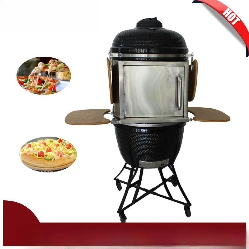Western restaurant with carbon grilled beef grill, multi-layer pizza grill, fruit wood smoked steak grill ceramic grill No