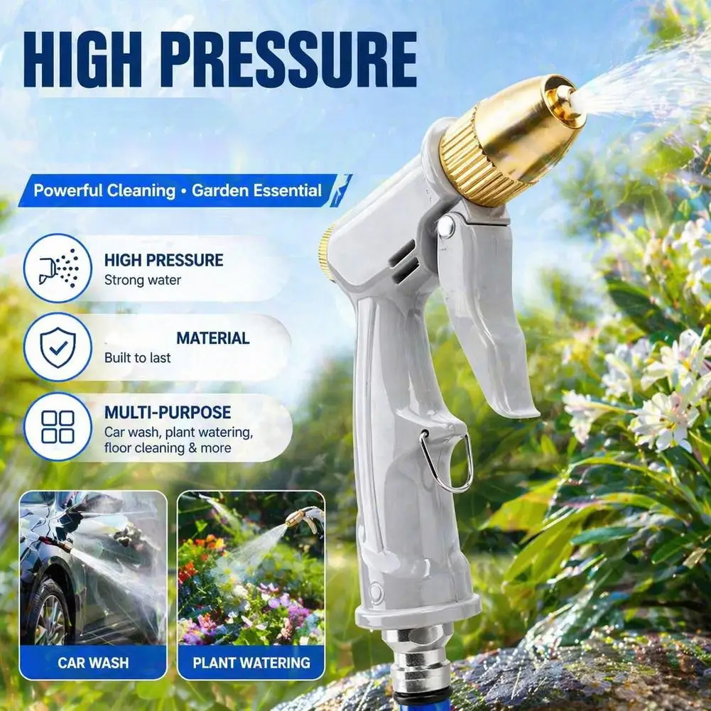 Watering Nozzle Garden Art Forest Tool Multifunctional High Pressure Spray Water Gun Washing Watering Hose Nozzle Sprinkler