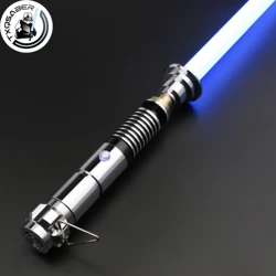 TXQSABER Lightsaber Luke V1 Skywalker Light Sword RGB Neo Pixel Metal Handle Smooth Swing FOC Lasersword for Cosplay Adult Toys