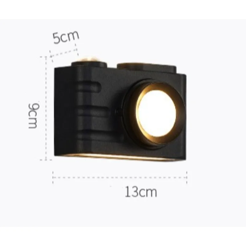 Creative Camera Design Outdoor Waterproof Wall Lamp Hallway Living Room Background Wall Decoration Exterior Lighting