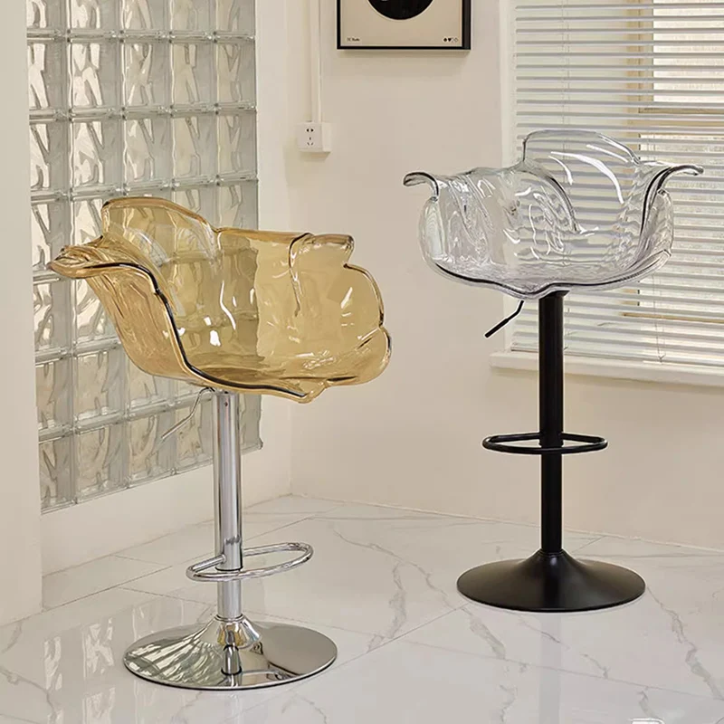 

For Accent Nordic Bar Chairs Counter Swivel Throne Designer Modern Adjustable Bar Chairs Balcony Gray Cadeira Lounge Suite Furni