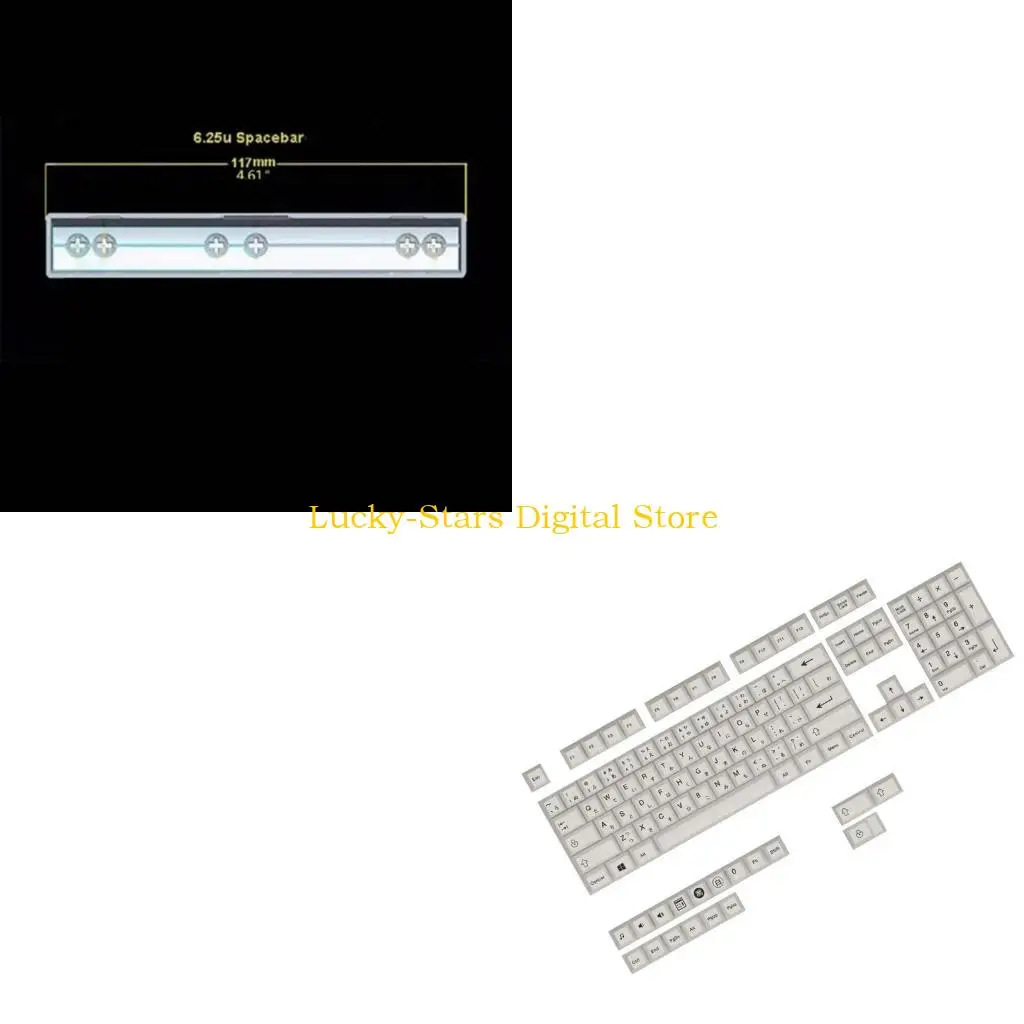 

T3EE XDA Profile Keycaps PBT Сублимация 135 шт. для механических клавиатур Keycap