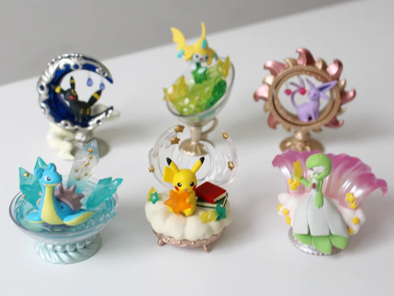 New Pokemon Starlit Sky Pikachu Gardevoir Umbreon Espeon Jirachi Lapras Blind Box Gifts Toy Model Anime Figures Collect Ornament