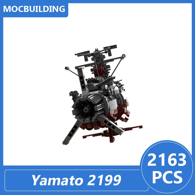 Space Battleship Yamato 2199 Star Blazers Model Moc Building Blocks Diy Assemble Bricks Educational Xmas Toys Gifts 2163PCS