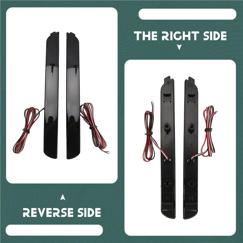 A82M-Car Rear Bumper Reflector Lights Dustproof Waterproof Tail Stop Running Lamps Brake Light For Mazda 3 AXELA 2004-2009