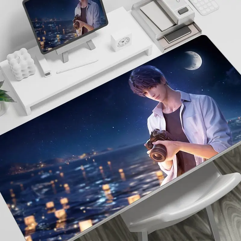 2024 Chinese Game Love And Deepspace Rafayel Zayne Danny Mousepad Keyboard Mouse Set Desk Protector Big Table Mat Place Pad