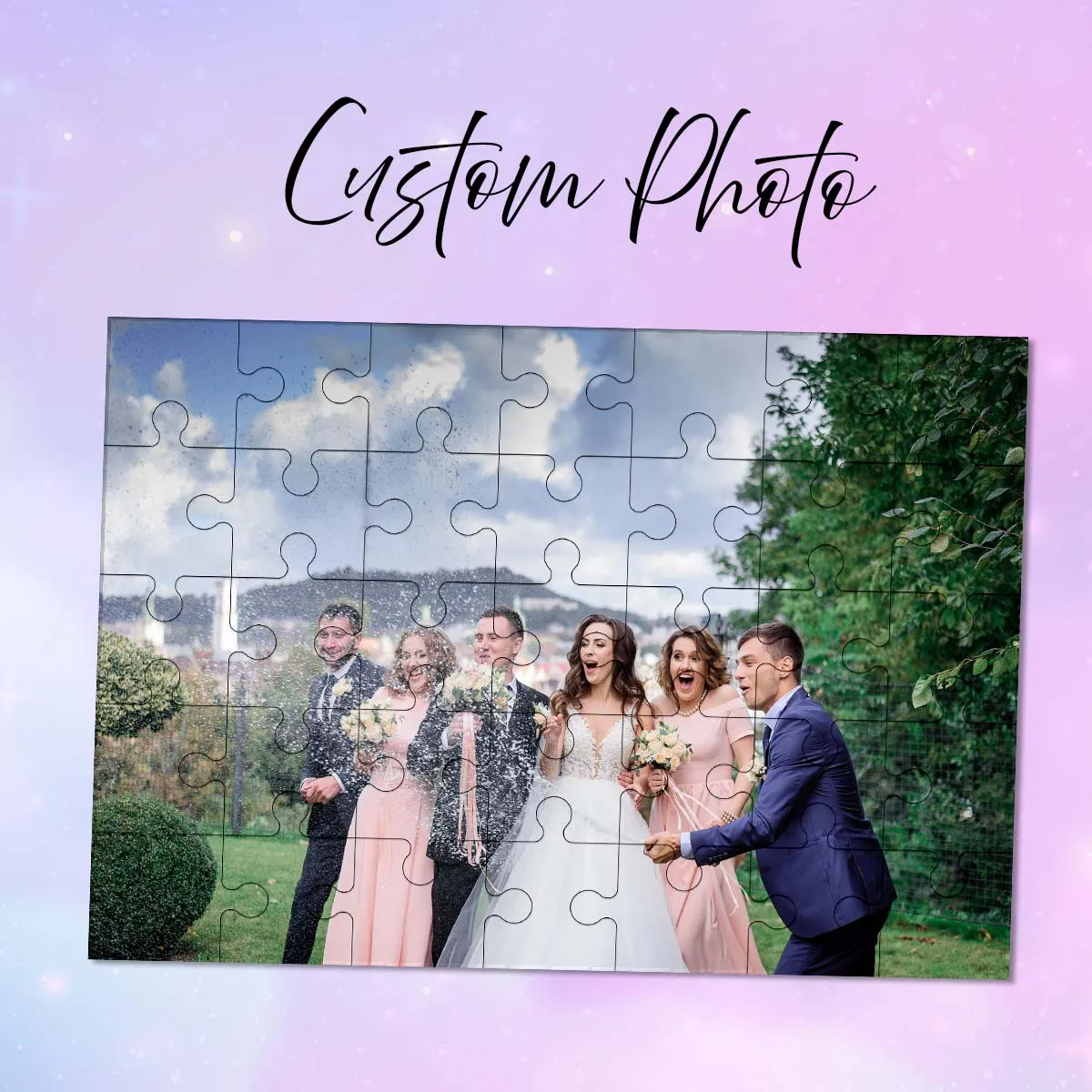 Lovely Customized Picture school life Mosaic Puzzle Custom Puzzles in Photos Jigsaw puzzle Educational toysBaby Gift