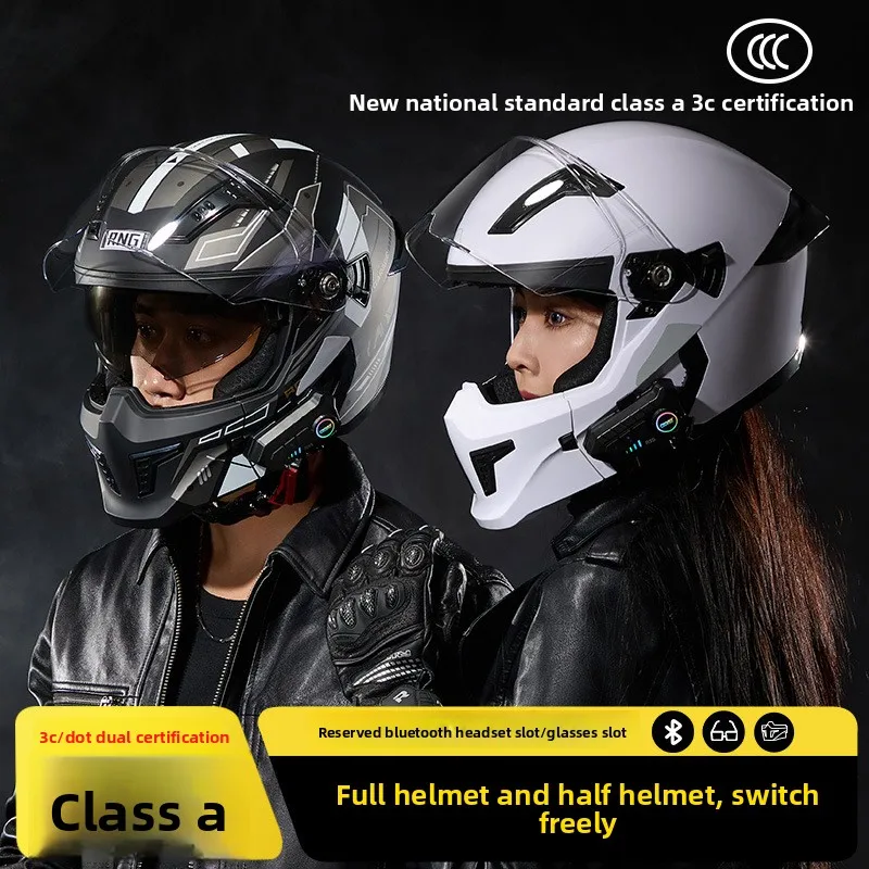 

Personalised Design Full Face Motorcycle Helmet Dual Lens Flip Up Helmets Motocross Racing Modular Cascos Para Moto Men Women