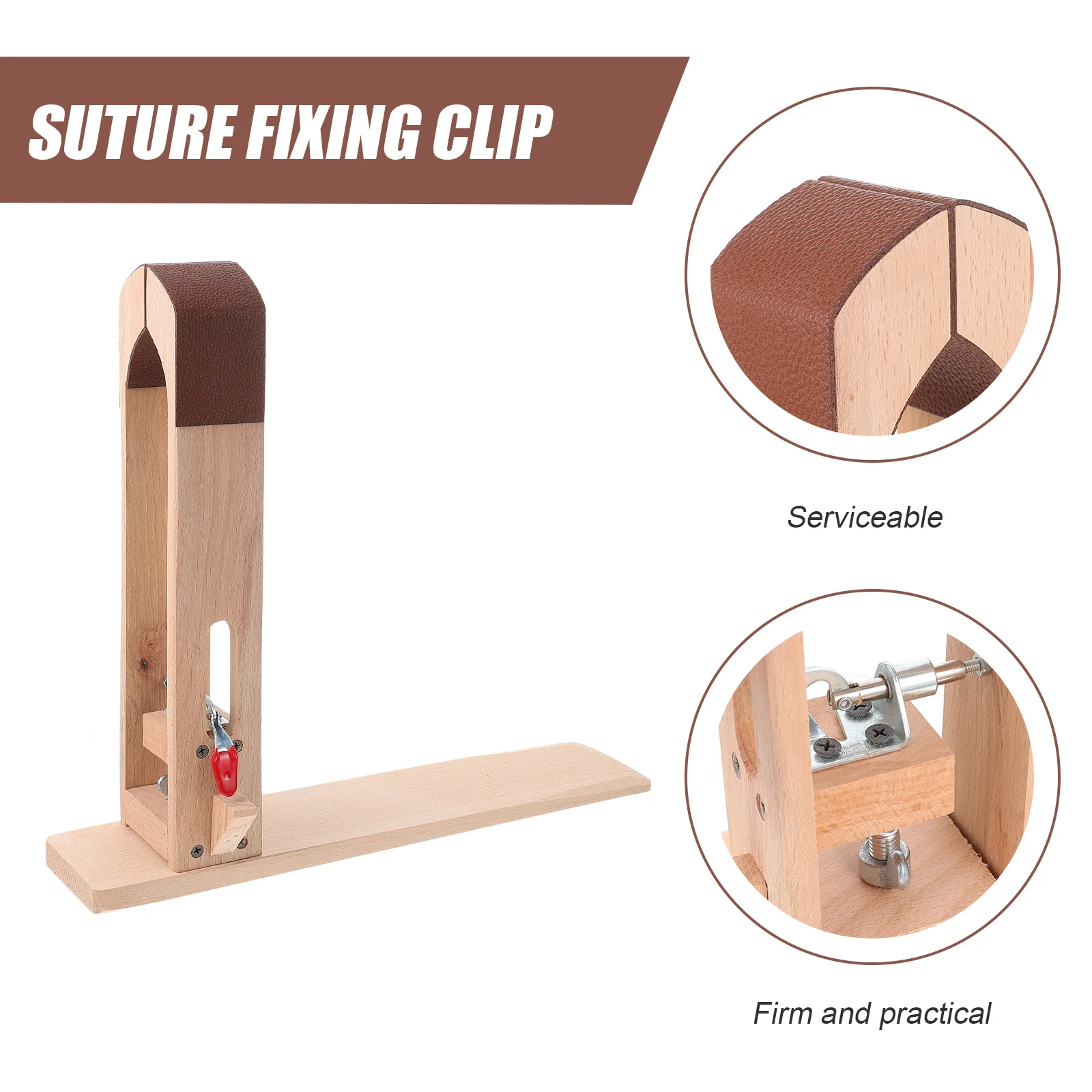 

1Set Desktop Stitching Tabletop Sewing Clamp Durable Tool for DIY Wallet Purse Crafts