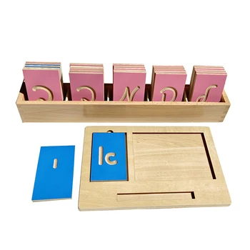 Hebrew Script Writing אלפבית עברית Mini Tracing Board montessori materials language wooden toys letters ties