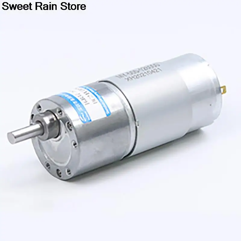 37 مللي متر تيار مستمر 12 فولت 24 فولت بنغورانغ جيجي موتور JGB37-555 Kecepatan dapat Diatur Baina CW CCW موتور Listrik Torsi Tinggi #4