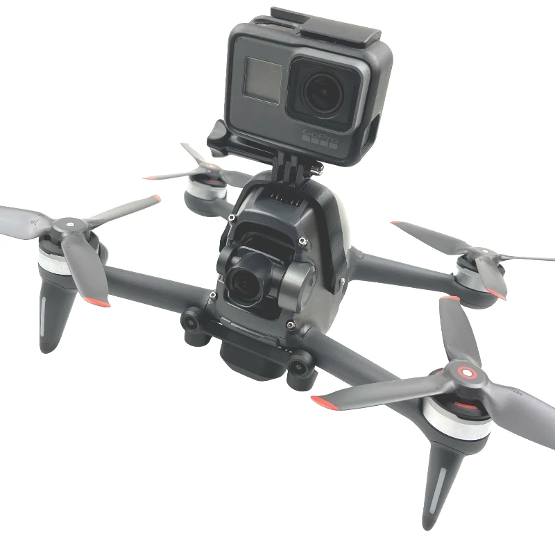 GoPro Hero用カメラトップブラケット,アクションカメラマウント,クランプ,拡張キット,dji fpvドローン