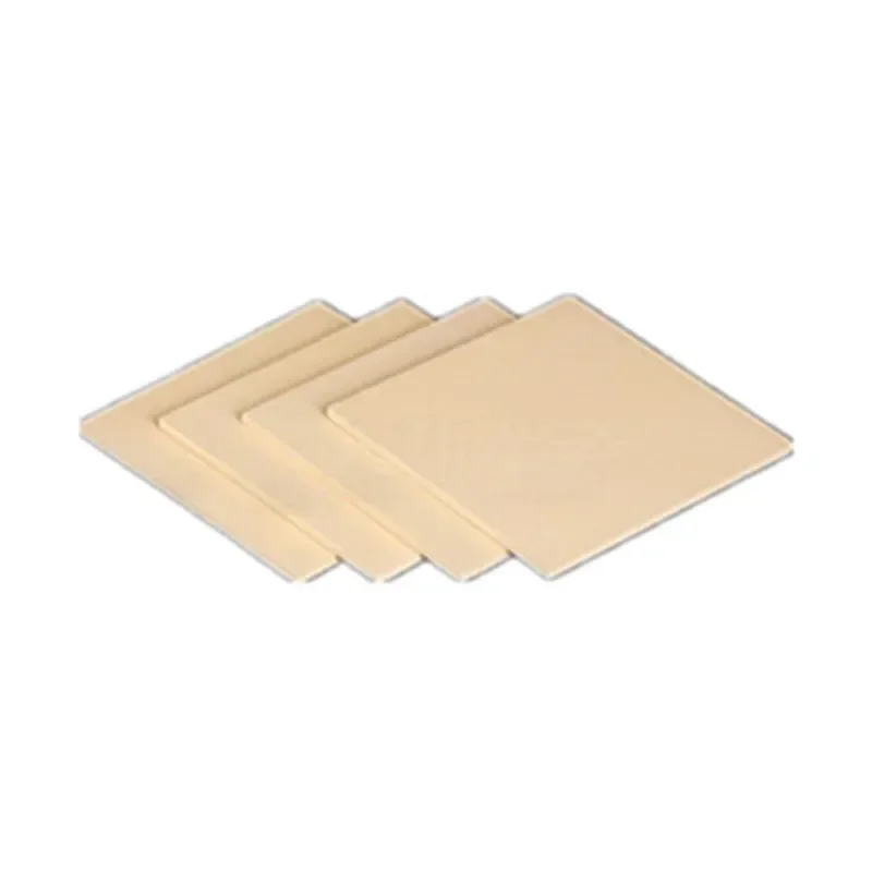 Calcia Stabilized Zirconia Plates High Temperature Yellow Zro2 Ceramic Sheet Customize Round Carrier Plate For Carbide Sintering