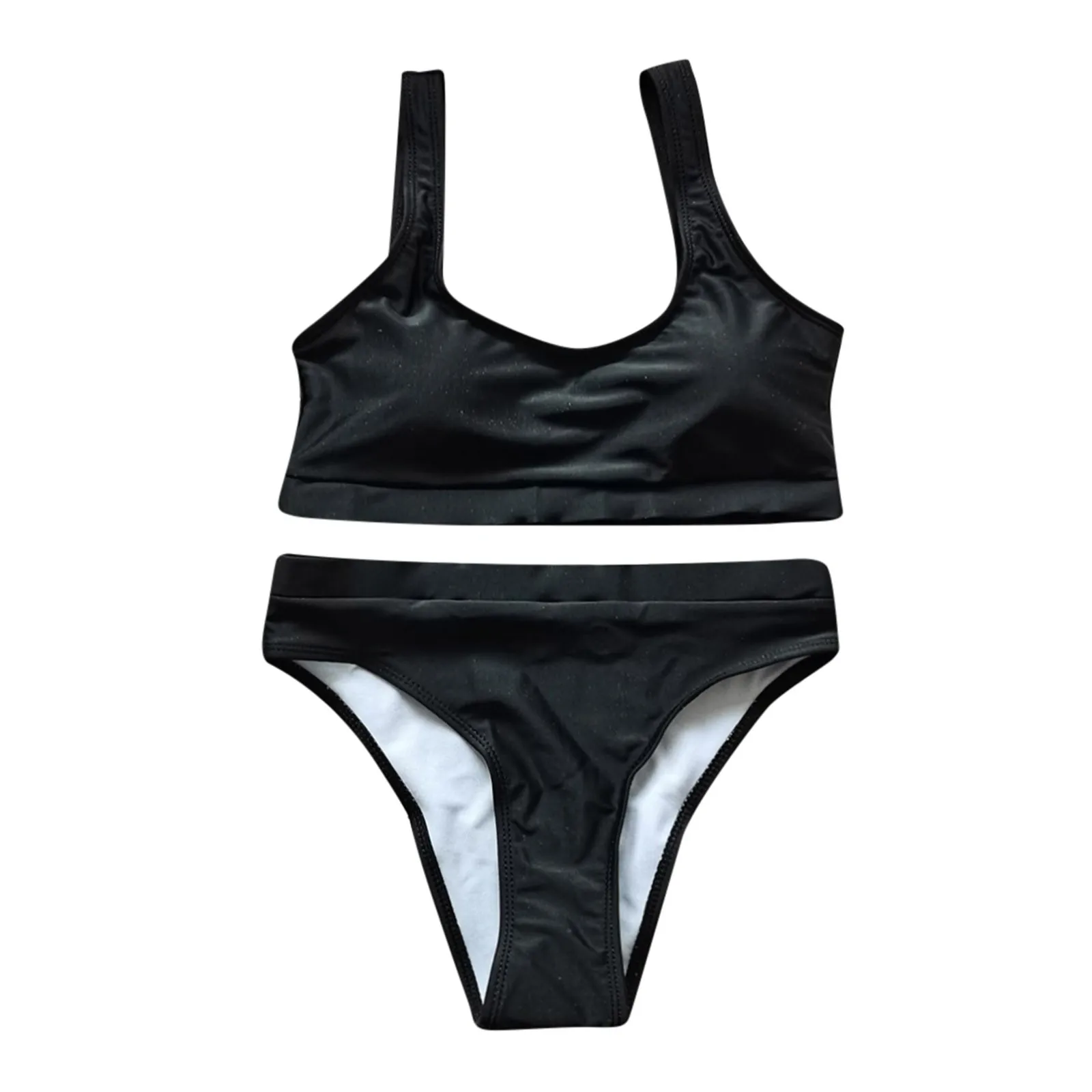 Kobiety Push Up Bikini losowe kwiecista odzież plażowa stroje kąpielowe nadruk zestaw usztywniony kostium kąpielowy wakacje kostium kąpielowy