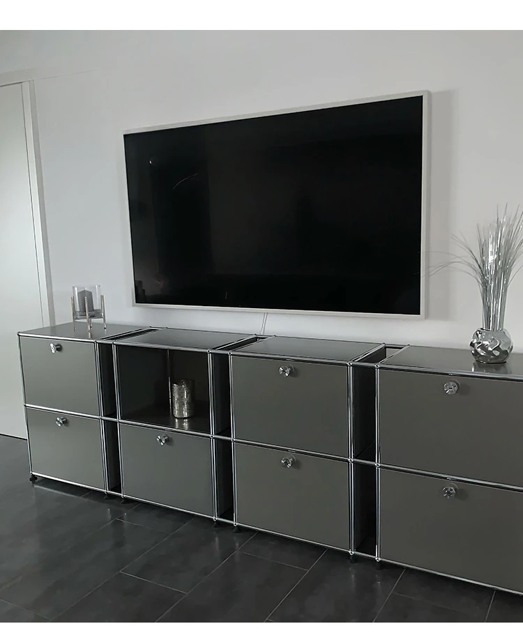 

Simple modern module combination ins living room side locker