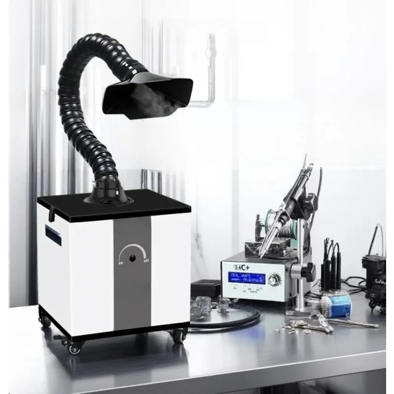Movable Solder Fume Purifier Air Smoke Filter Odor Removal Machine Environmental Assessment Industrial Air Cleaning Equipment