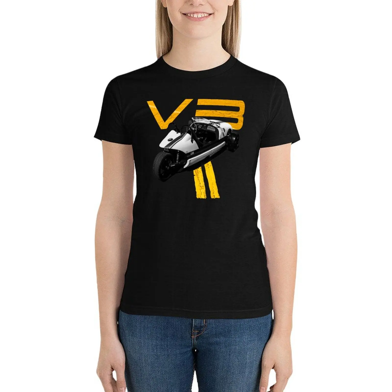 Vanderhall Venice Carmel Laguna V3 3-Wheeler T-Shirt plus size tops anime clothes Aesthetic clothing tops tshirts for Women