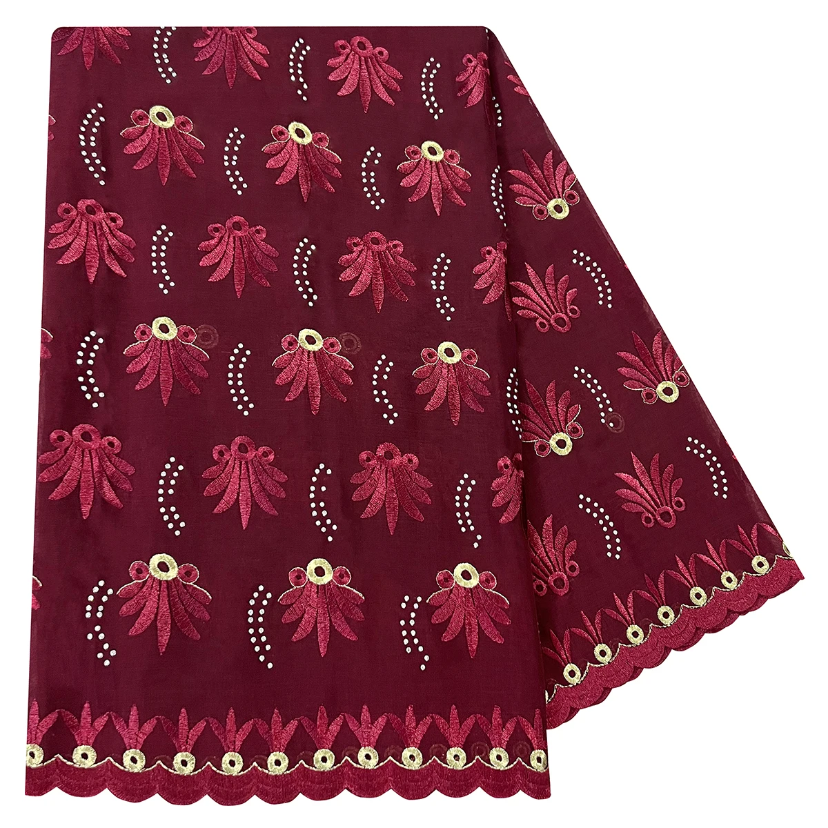 Nuovo piccolo fiore ricamato con paillettes foulard scialle hijab sciarpa da donna musulmana africana tessuto di cotone sciarpa di preghiera stile Dubai