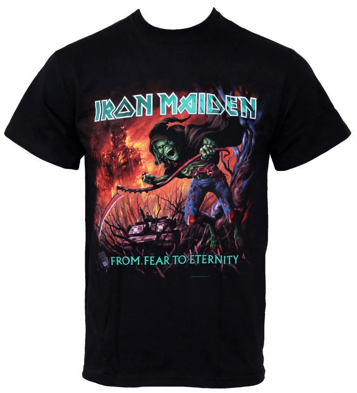 

IRON MAIDEN Graphic Printed Men's and Women's Loose Short Sleeved T-shirts Can Be Used As Luxury Clothing for All Seasons