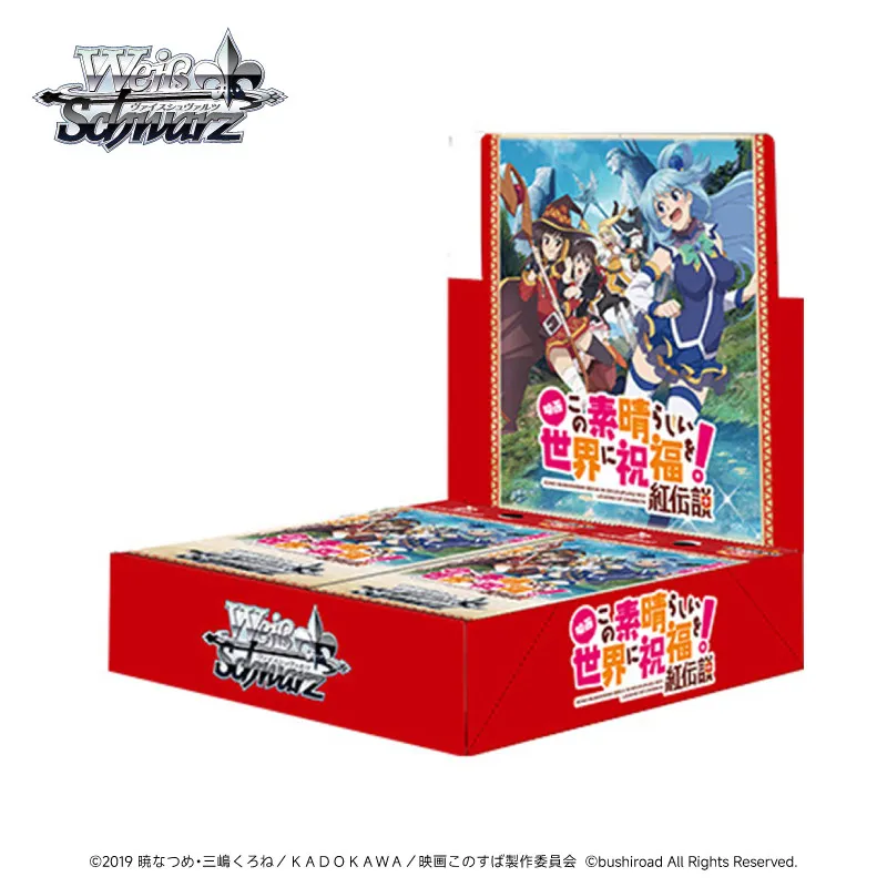Bushiroad Weiss Schwarz Collectible Trading Cards Booster Pack Konosuba Gods Blessing On This Wonderful World Crimson Legend