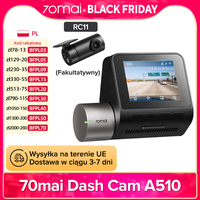 70mai Dash Cam A510 1944P 3K Resolution HDR GPS ADAS 140FOV Car DVR Support 4G Remote Monitor 24H Parking Surveillance