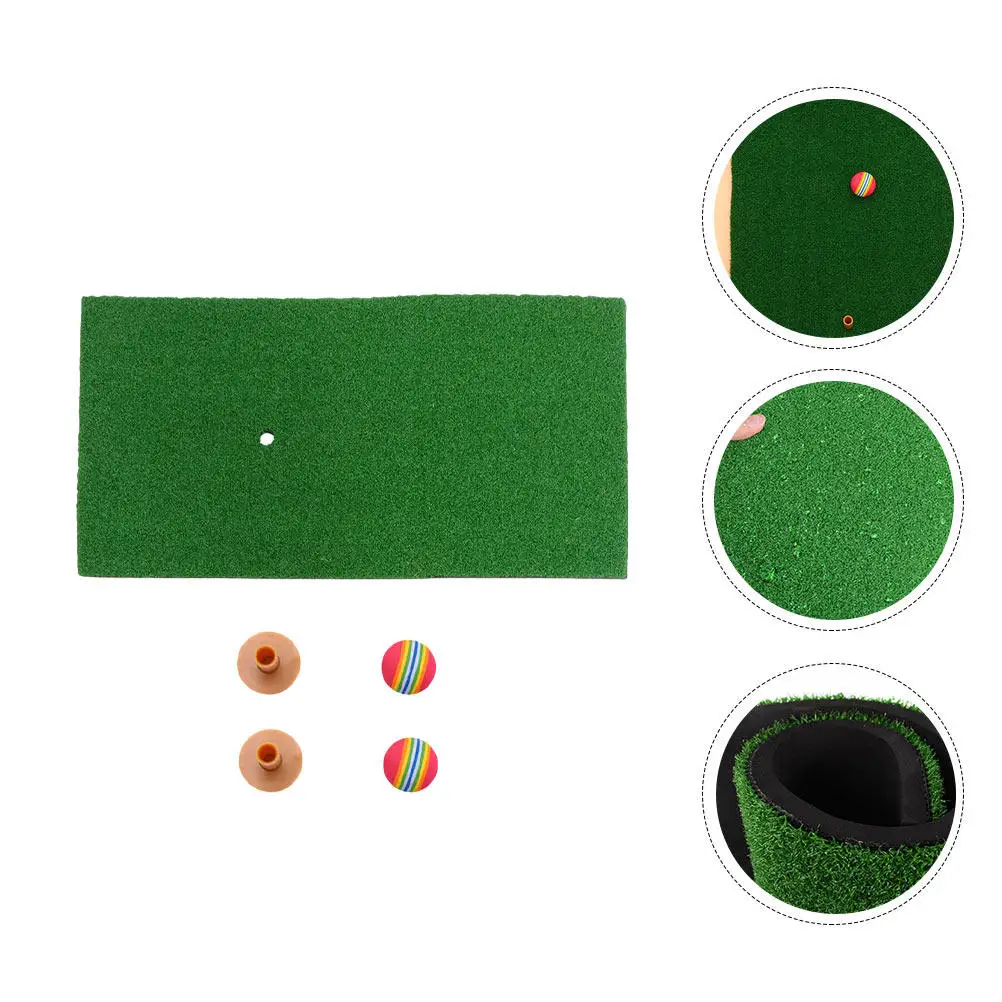 5pcs-professional-golf-practice-mat-set-weather-resistant-indoor-outdoor-hitting-mat-realistic-turf-feel-for-skill-development