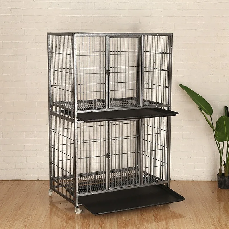 

Pet Cage Indoor and Outdoor Multifunctional Multi-layer Isolation Movable Pulley Three-layer Dog Cage Pet Store