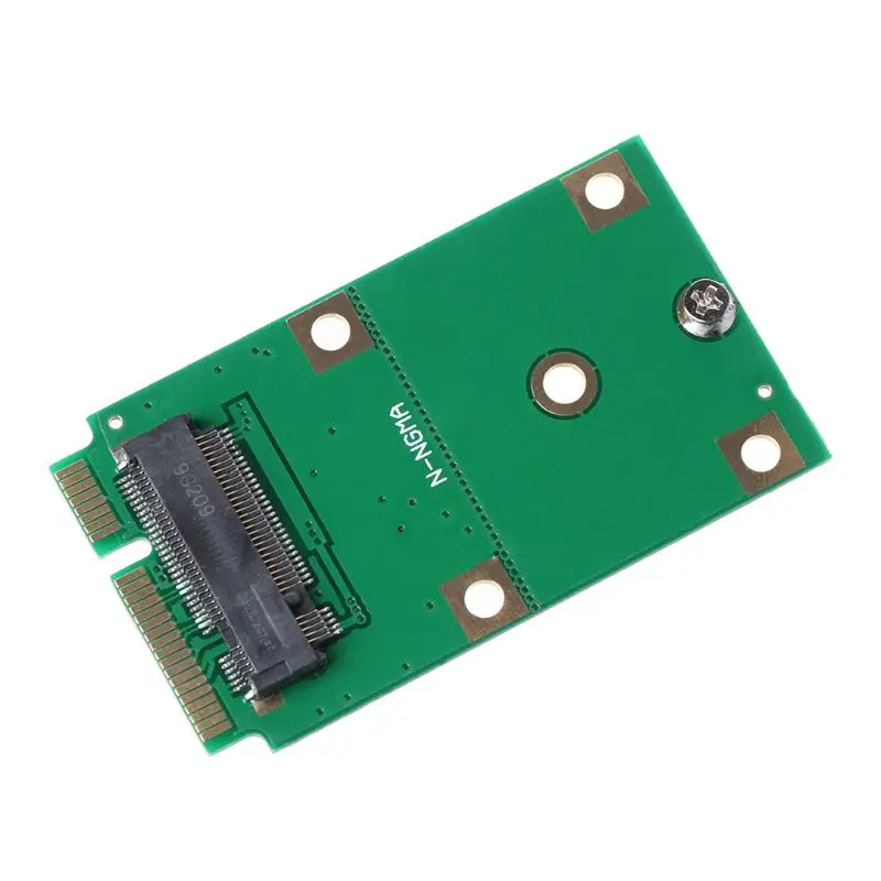 Combo 2 en 1 pour M.2 NGFF B-key mSATA SSD vers adaptateur convertisseur pour boîtier