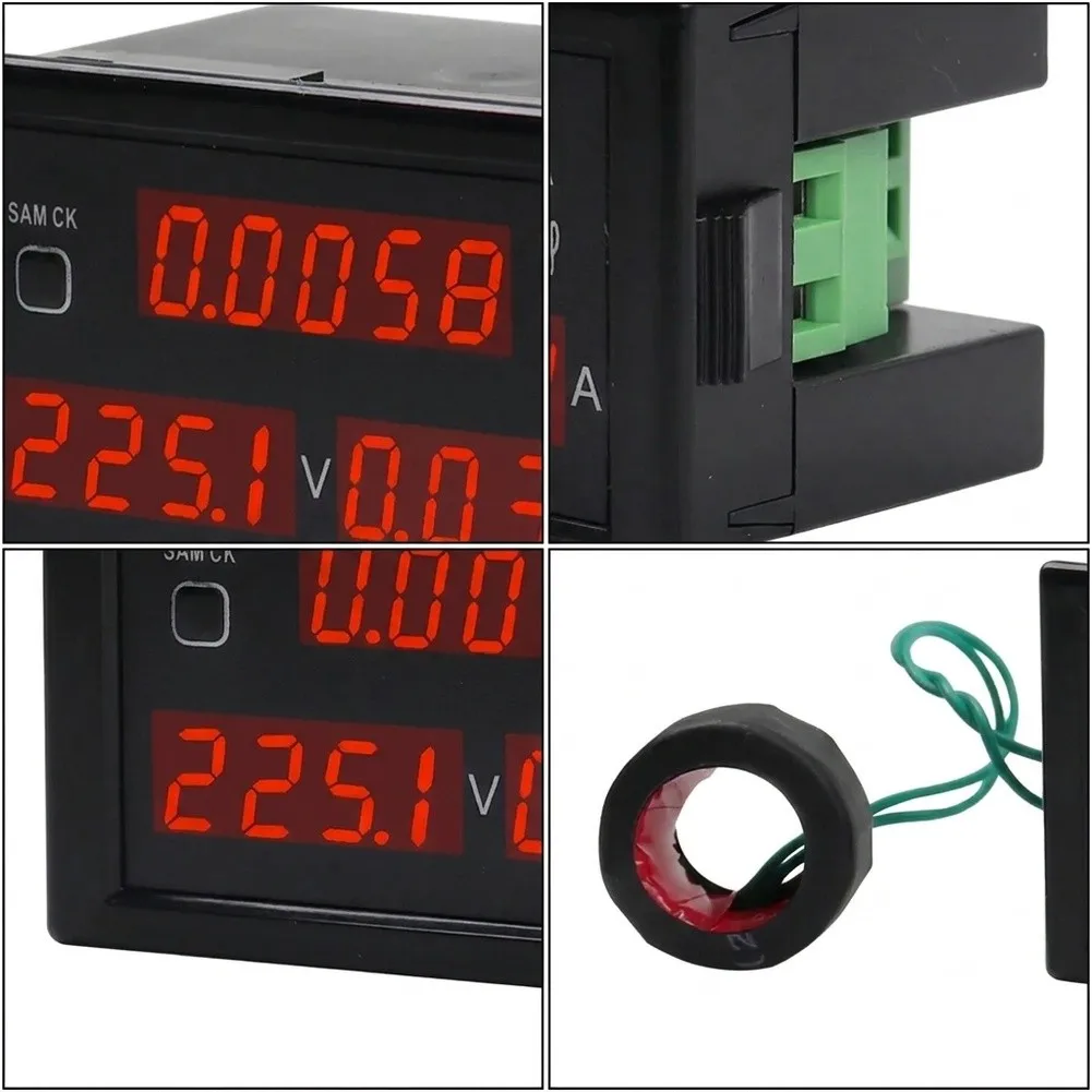 DL69-2047 Embedded AC Panel Meter for Household Distribution Boxes and Equipment Control Cabinets with 2 Hz Sampling Rate