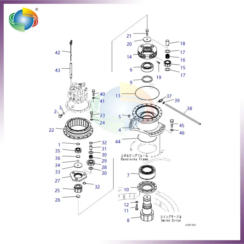 

207-26-61210 2072661210 SEAL FOR KOMATSU EXCAVATOR PC300-7/8 PC350-7/8 PC360-7 PC360LC-10 PC360NLC-11 PC600-7/8 PC650-8