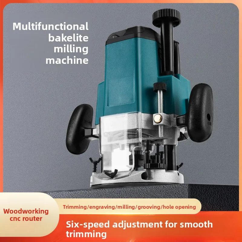 Multifunctional electric edge trimming machine, woodworking tool collection, universal treasure carving bakelite milling machine