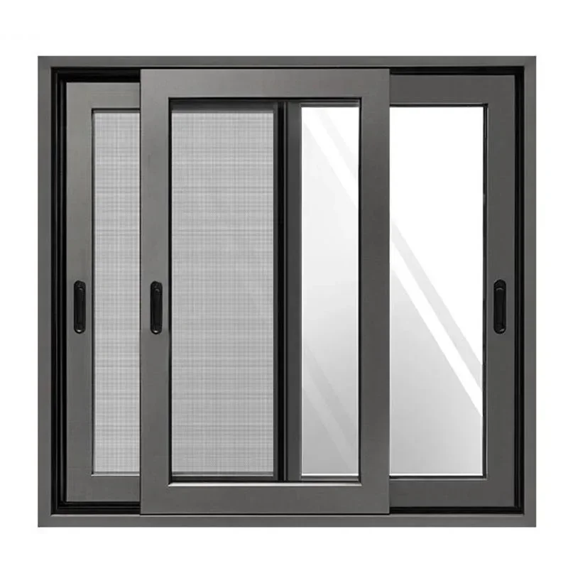 Modern Design Simple Aluminum Sliding Casement Window Manufacturer Hurricane Impact  Windows Residential Aluminum Alloy Window