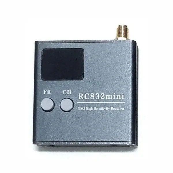 RC832Mini 4.9-5.8G 56CH Receptor inalámbrico de alta sensibilidad