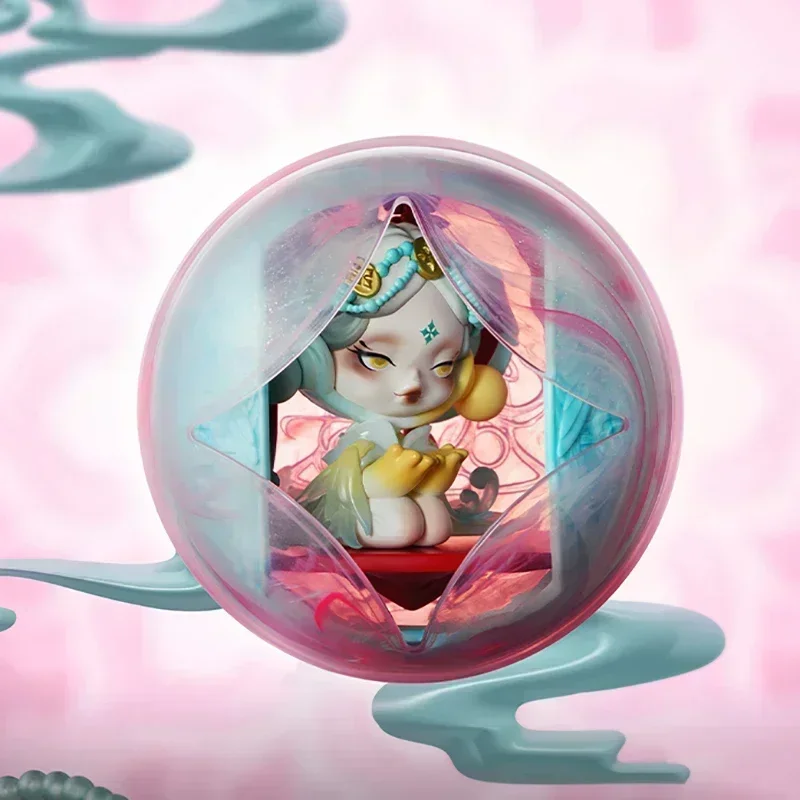 ポップマート スカルパンダ ミラージュシリーズ ブラインドボックス オーナメント デコレーション デスクトップモデル