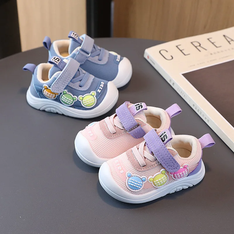 Baby Toddler Casual 2024 primavera e autunno girls Walkers Kids Soft Sneakers Infant Little Children 0-3 anni ragazzi scarpe sportive