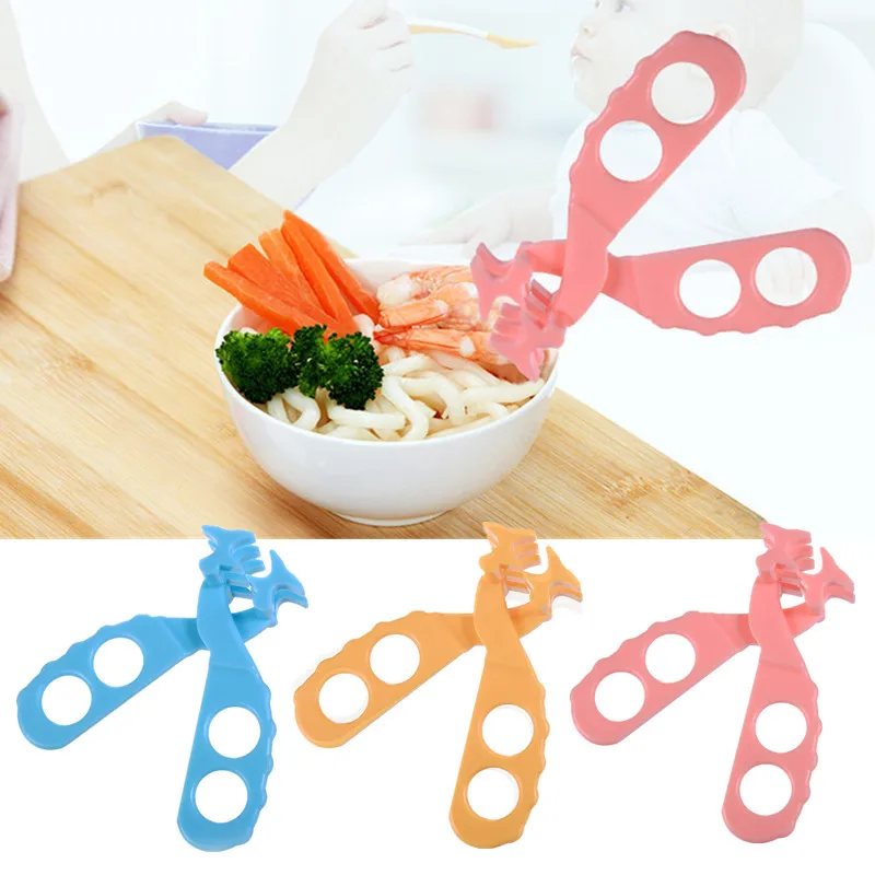 Multifunctional Food Scissors for Baby Infants Auxiliary Nursing Feeding Food Scissors Fruit Vegetable Noodle Crushing Scissor