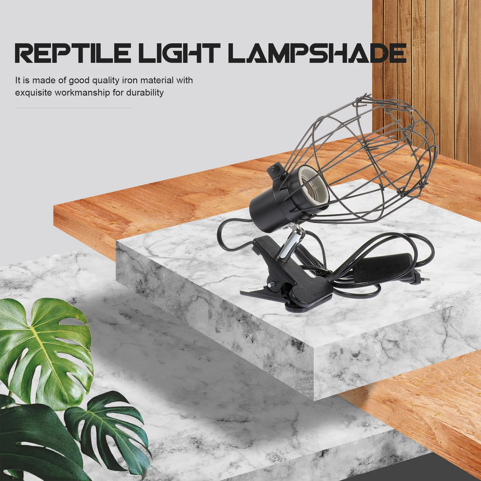 1pc Pet Heating Lamp Reptile Cage Iron Mesh Cover Heat Protection For Terrarium Lighting Reptile Box Supply Hollow Heating