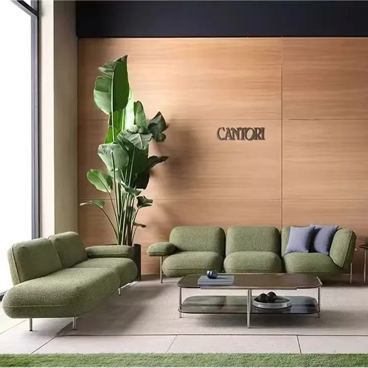 Semplice divano singolo doppio triplo appartamento piccolo divano domestico