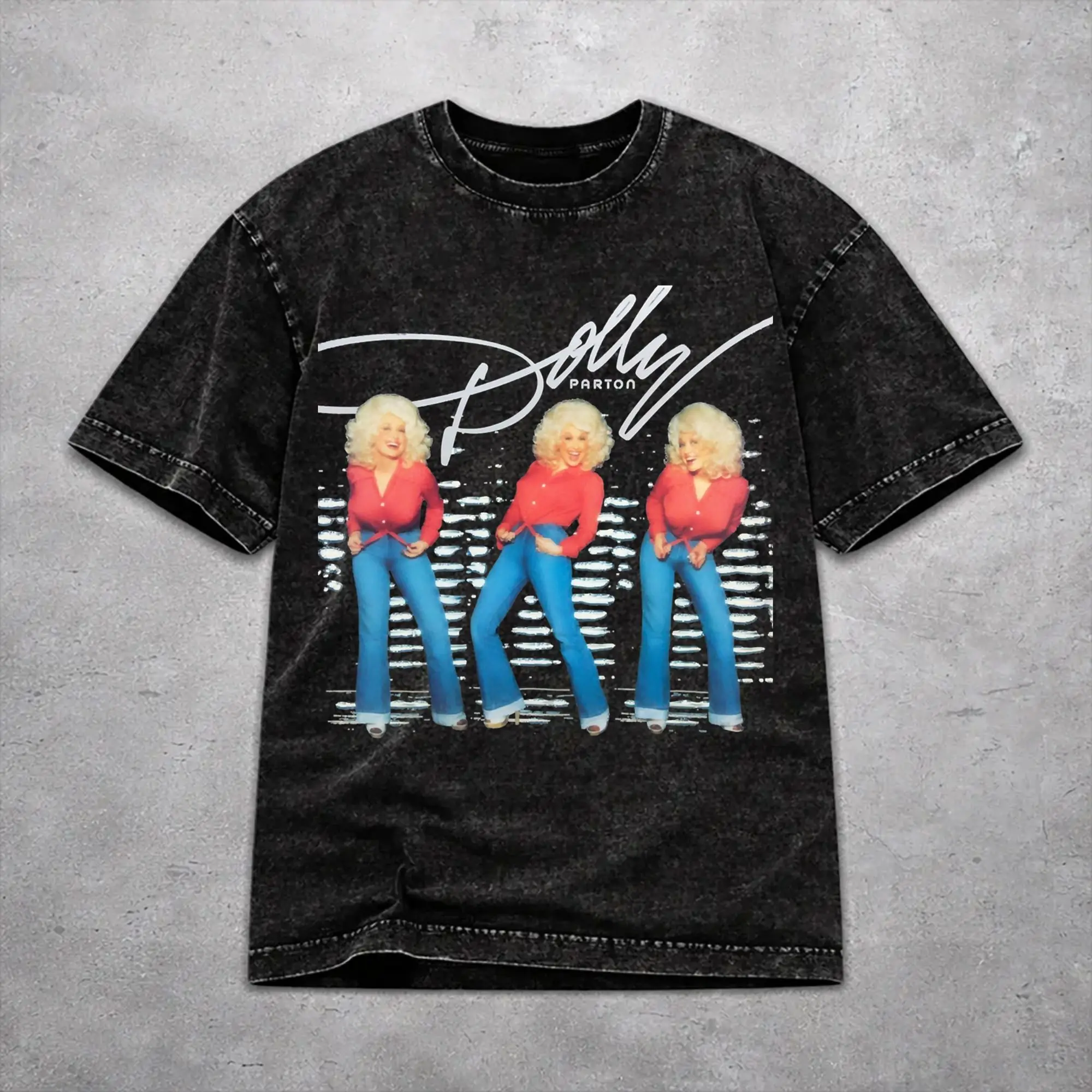 RIP Dolly Parton Shirt Vintage Washed Style For Men Women 100% Cotton Tee Shirts Tops