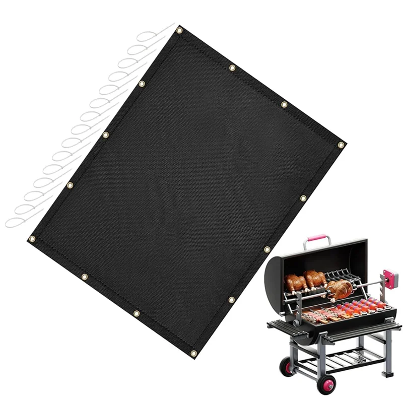 A95I-درع حراري للجدار - واقي سطح السفينة والسياج الخلفي للشواية من أضرار حرارة الشواية