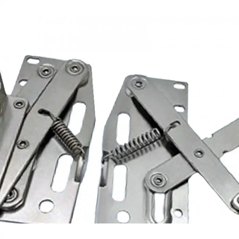 Sturdy Tip Out Tray Hinges 45 Degree Spring Iron Downward Flip Hinge for Bathroom Cabinet Space Optimization