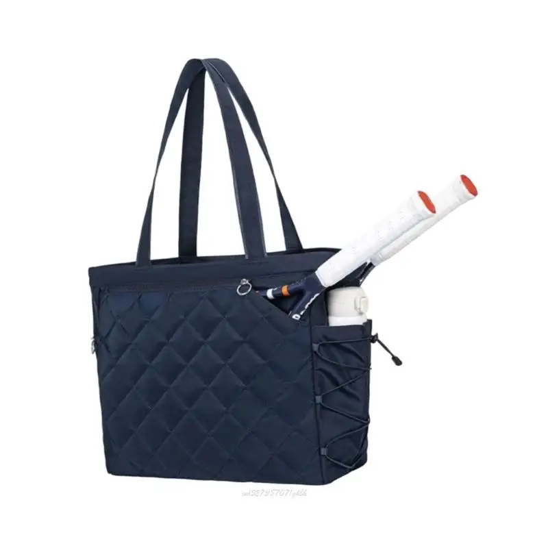 X5XA Tennis Bag,Quilted Large Sports Handbag Water Resistant Tennis Racket Bags