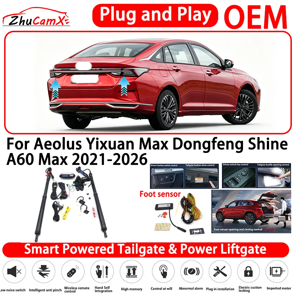 for Aeolus Yixuan Max Dongfeng Shine A60 Max 2021-2026 OEM Smart Powered Tailgate Power Liftgate Automatic Rear Trunk Tailgate