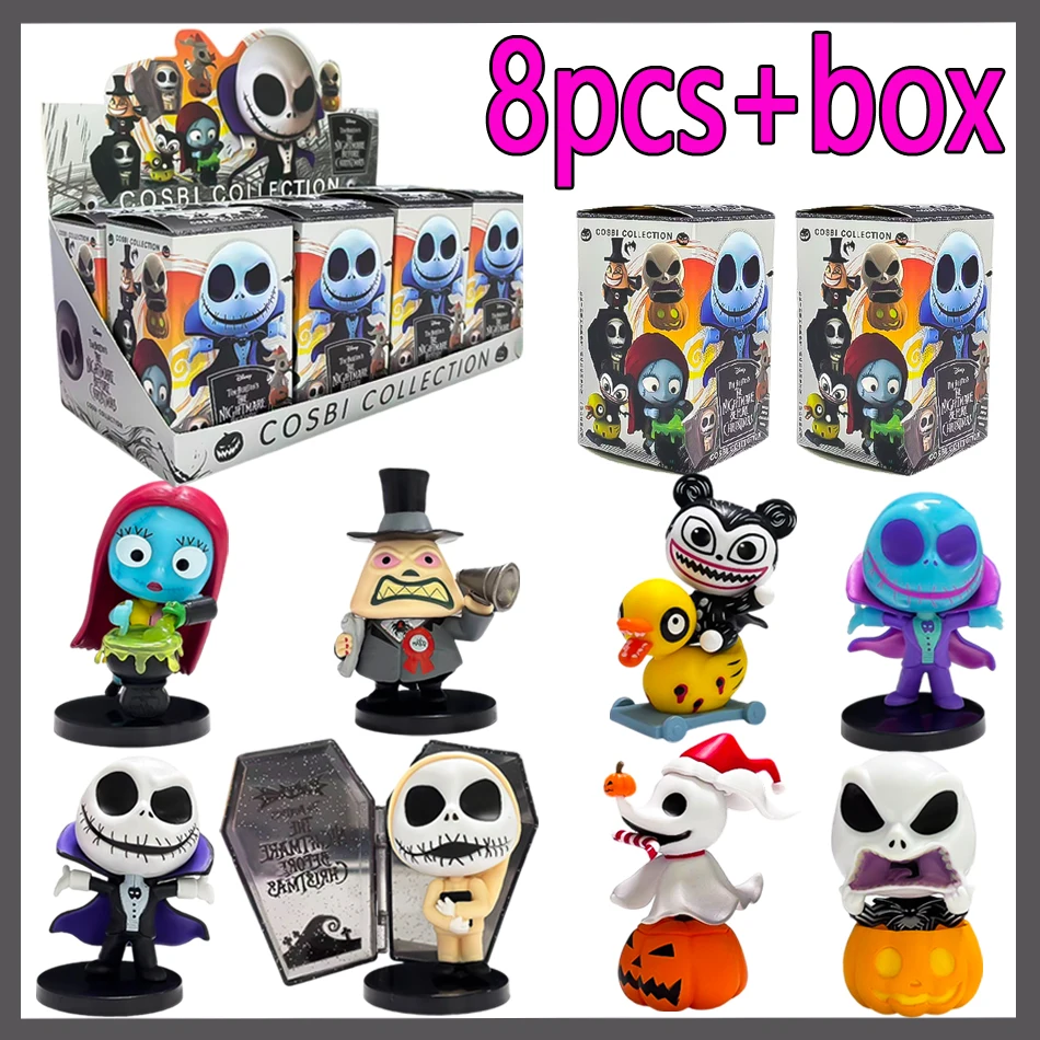 

Christmas Jack Blind Box Figures Toys Nightmare Before Sally Cosbi Collectible PVC Model Doll Child birthday Halloween Gifts