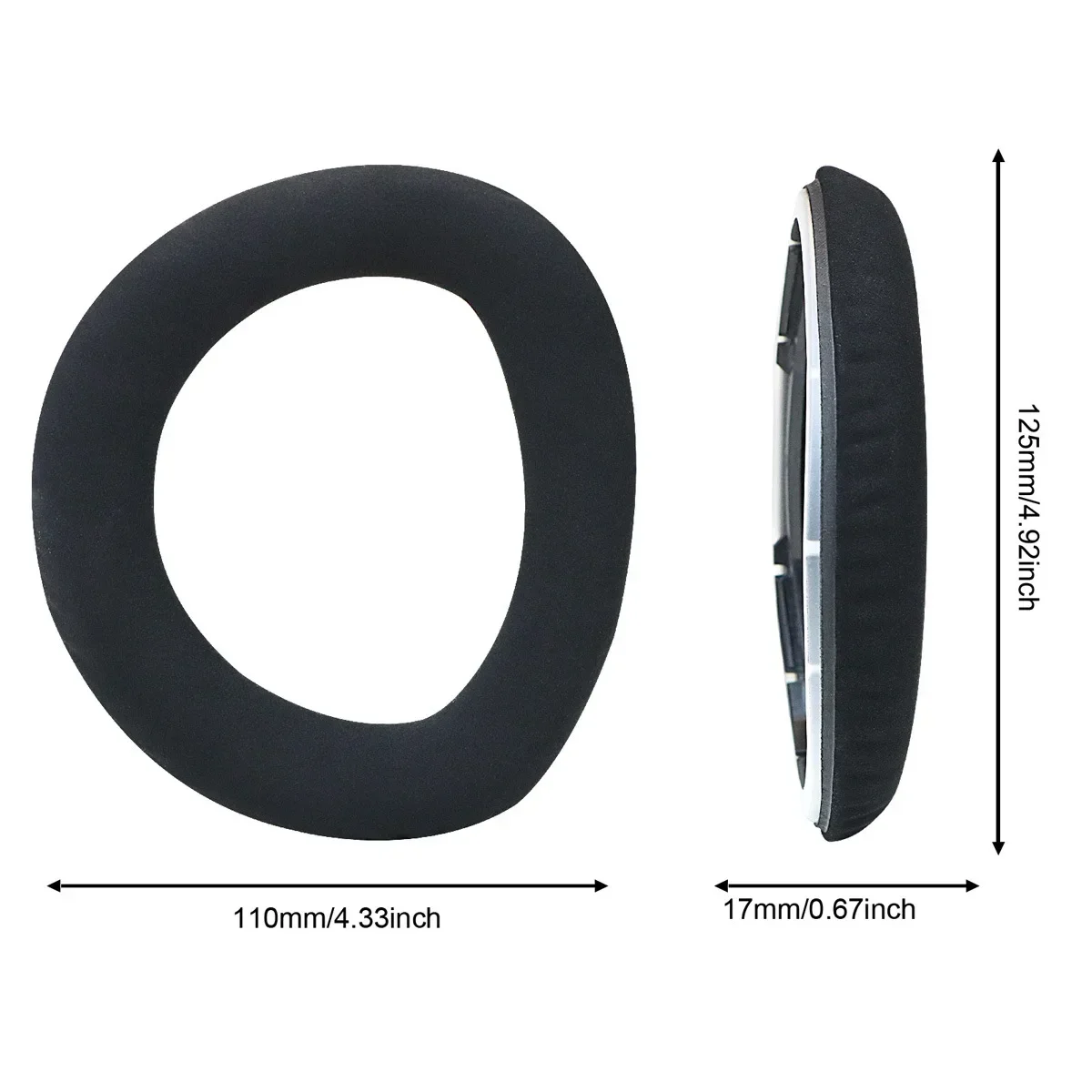 1pair Ear Pad For Sennheiser HD800 HD800S Headset Gamer Replacement Headphones Memory Foam Earpads Foam Ear Pads Cover